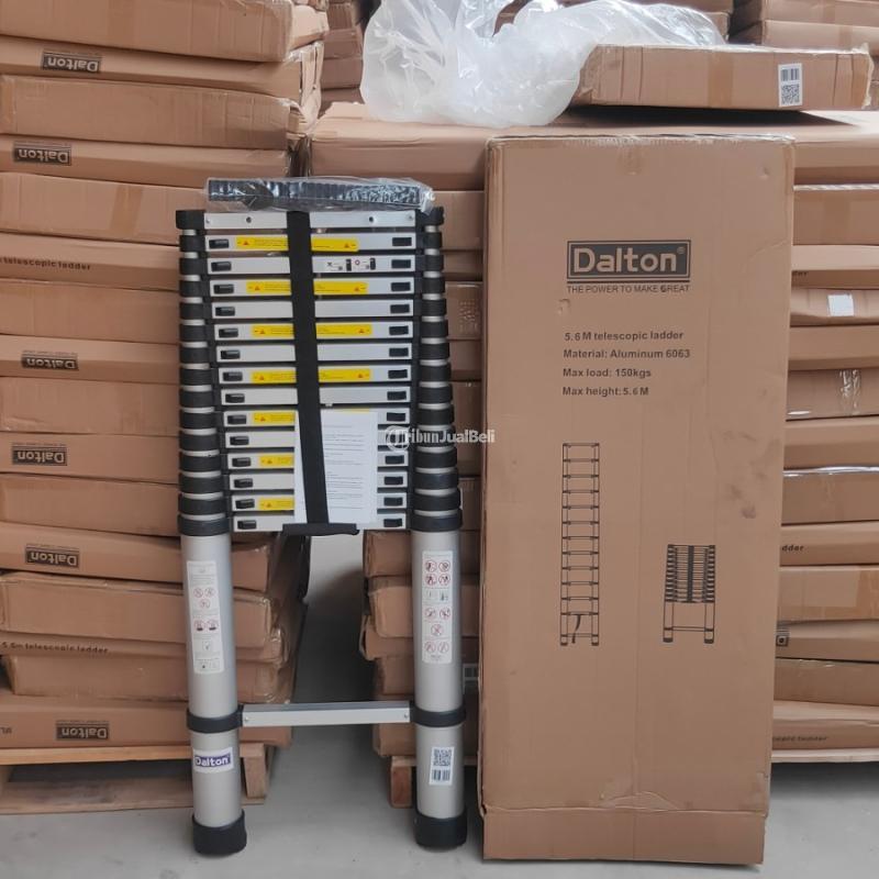 Tangga Single teleskopik 5.6 meter merk dalto ML 1008L - Tangerang