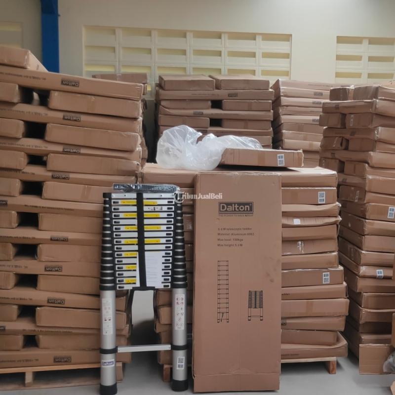 Tangga Single teleskopik 5.6 meter merk dalto ML 1008L - Tangerang