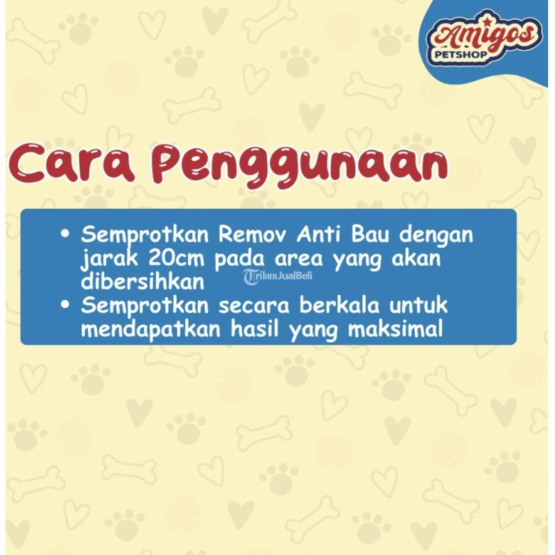 Remov Penghilang Bau 100 ml Amigos Petshop - Makassar