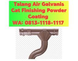 Talang Air Galvanis Metal Anti Karat Tahan Lama - Blitar