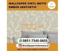 Wallpaper Vinyl Motif Embos Aesthetic - Malang Kota