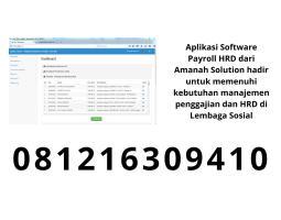 Software Payroll dan HRD Modern untuk Lembaga Sosial - Sidoarjo