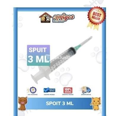 Suntikan Spoit 3 ml Spoit Makanan dan Minuman Hewan Amigos Petshop - Makassar
