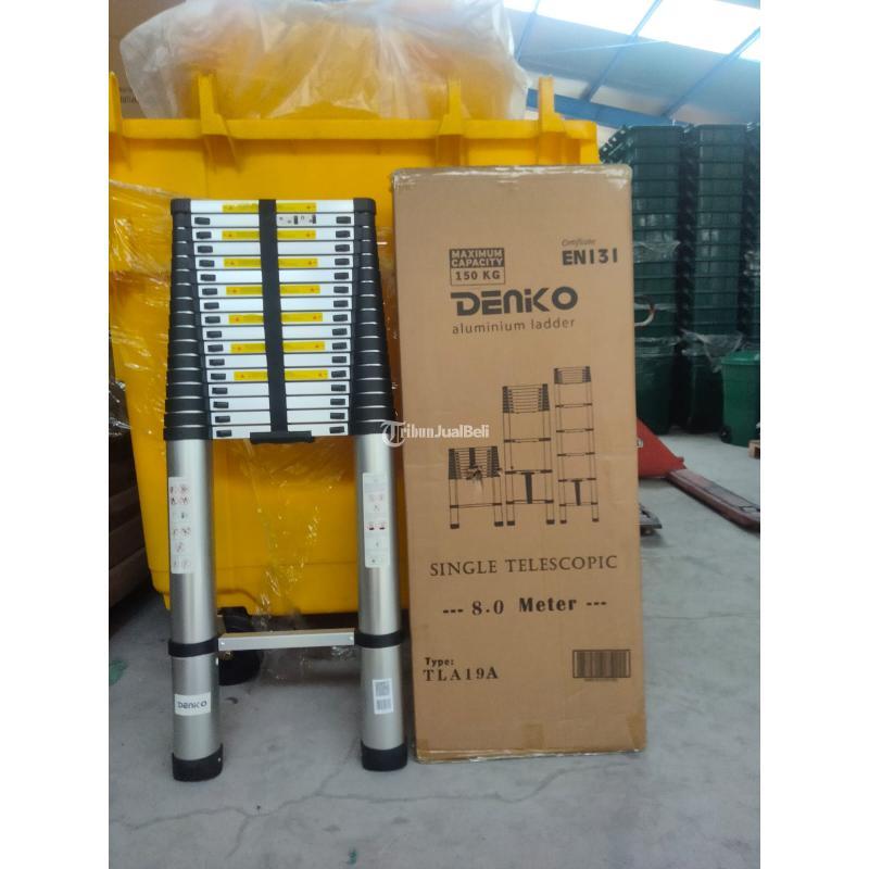 Tangga Single Teleskopik Ukuran 8 meter TLA 19A Denko - Surabaya