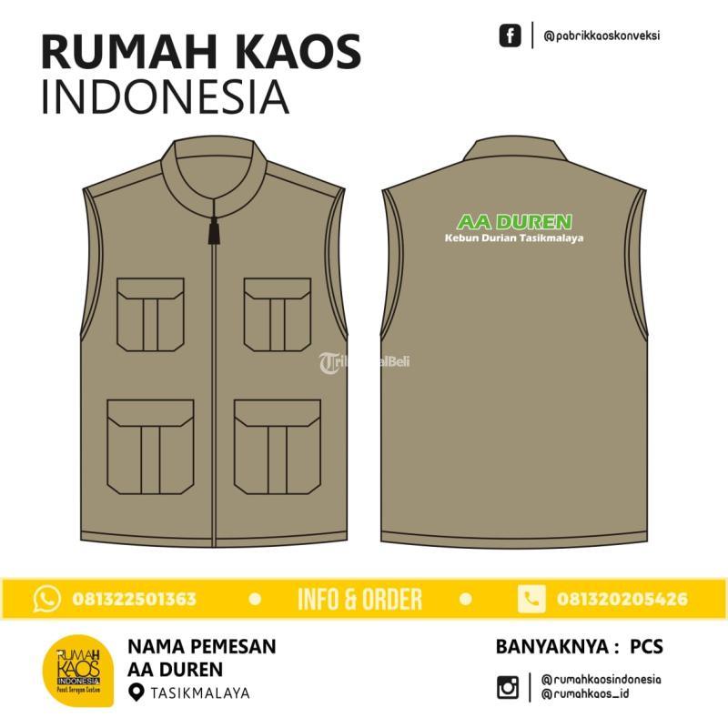 Seragam Custom Bordir Angkona Rompi Custom - Luwu Timur