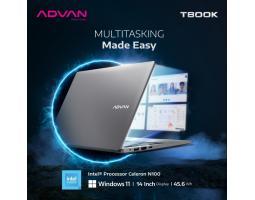 Laptop Murah ADVAN T-BOOK INTEL N100 TURBO BOOST 3.40GHZ 4GB 128emmc W11 14 HD IPS 1Y - Semarang