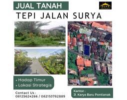Dijual Murah Tanah Luas 450 m2 Cocok Bangun Rumah Jl Surya - Pontianak 