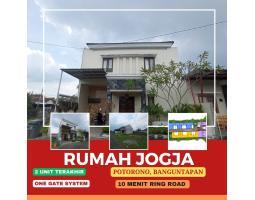 Jual Rumah 2 Lantai Desain Minimalis Modern Tipe 70 Cluster Jogja Timur Dekat Gedong Kuning - Bantul