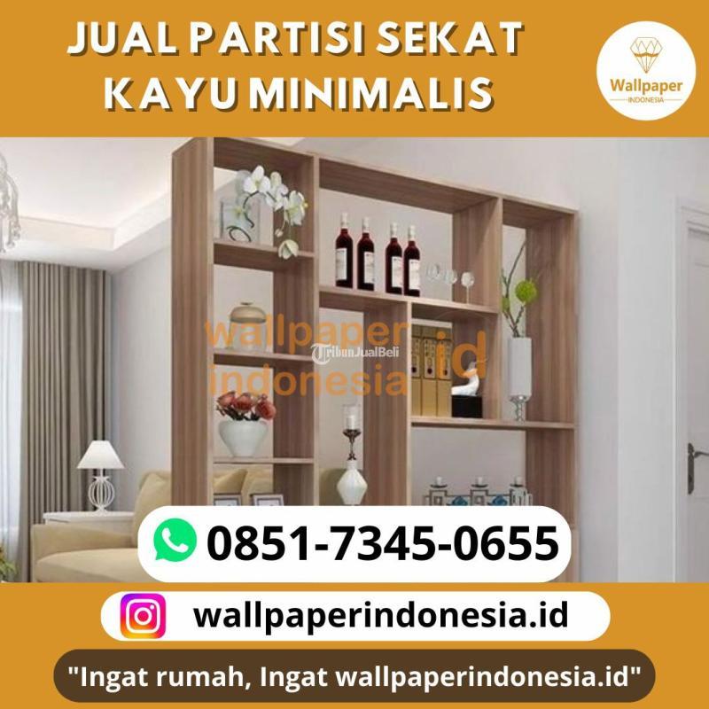 Sekat Partisi Kayu Minimalis - Tulungagung