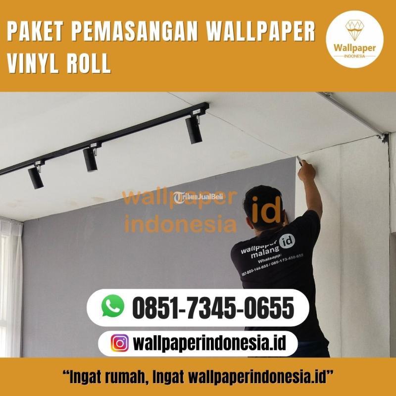 Paket Pemasangan Wallpaper Vinyl Roll - Malang Kota