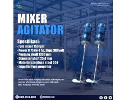 Agitator Mixer Kimia SS304 0,55KW 0,75HP 3 Phase 6 Pole - Bogor 