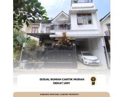 Dijual Rumah Cantik Murah Dekat Kampus UMY Tipe 218 3KT 2KM SHM Siap Huni - Sleman 