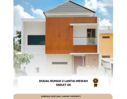 Dijual Rumah 2 Lantai Mewah Dekat Kampus UII Tipe 90 3KT 2KM SHM - Sleman 