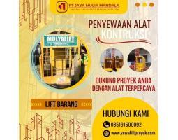 Sewa Lift Barang Kapasitas 1-4 Ton - Palembang 