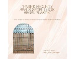 Segel Plastik Security Seals Locis - Alor 