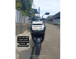 Dijual Sepeda Motor Honda Vario 160 CBS Grande, Warna Hitam, Tahun 2024, Kilometer Rendah, Pajak On, Pamulang - Tangerang Selatan