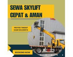 Disewakan Skylift Profesional, Untuk Kebutuhan Proyek, di Gelora - Jakarta Pusat