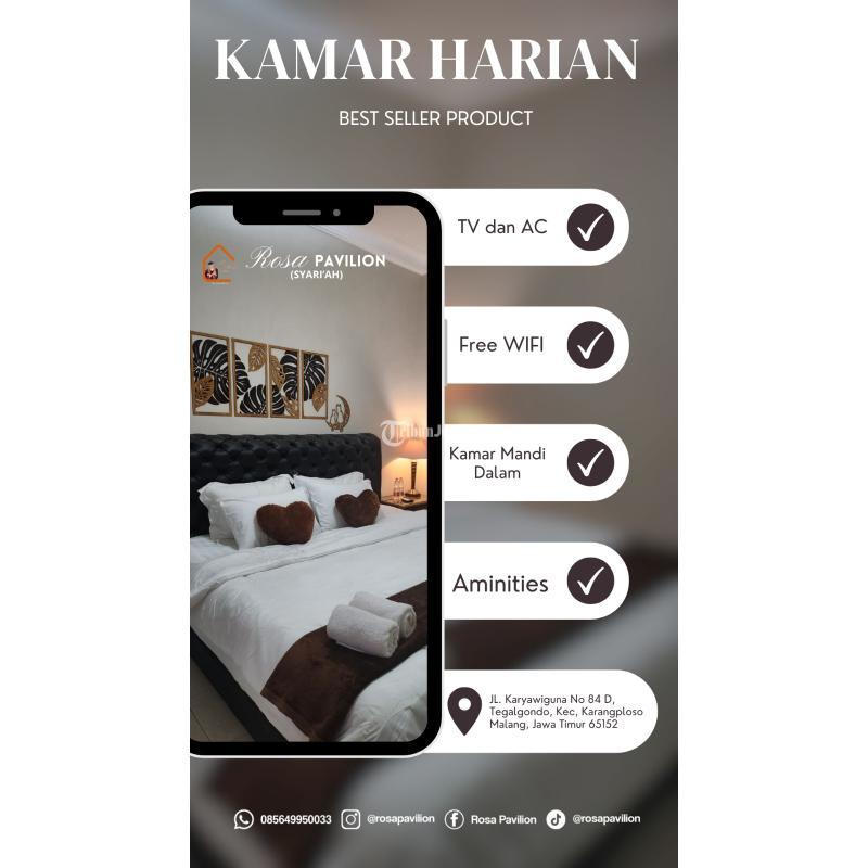 Disewakan Penginapan Strategis Harga Murah - Malang