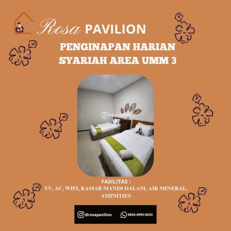 Disewakan Penginapan Harian Syariah Area UMM 3 - Malang