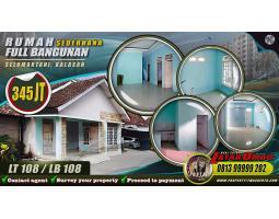 Dijual Rumah Sederhana Full Bangunan Tipe 108 3KT 1KM Legalitas SHM - Sleman