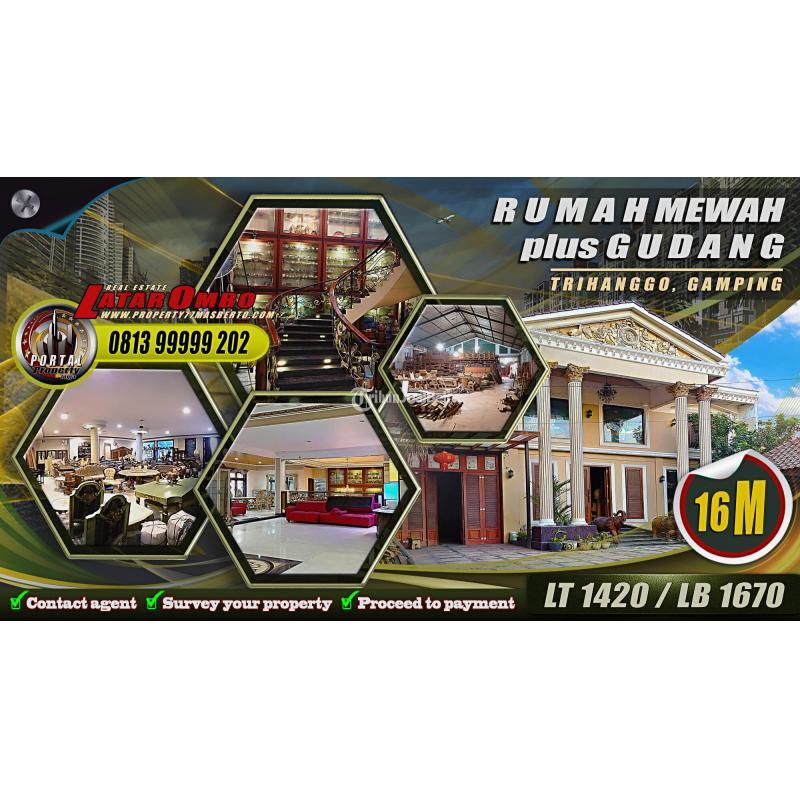 Dijual Rumah Mewah 2 Lantai Tipe 1670 9KM 10KT Legalitas SHM - Sleman 
