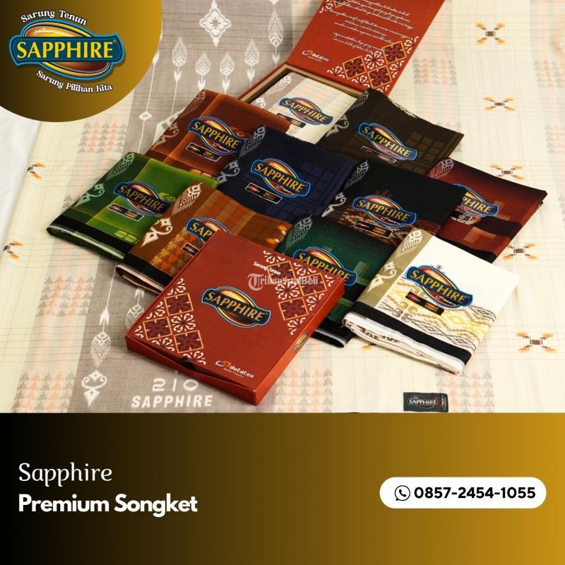 Sarung Songket Sapphire - Pesisir Barat 