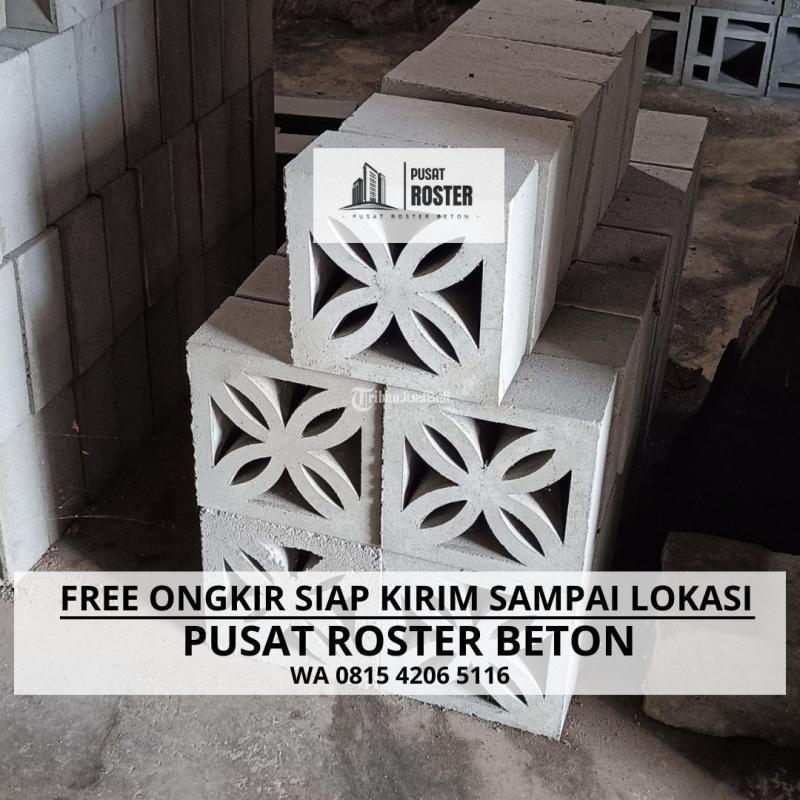 Roster Beton Pagar Cantik di Bojonggede - Bogor