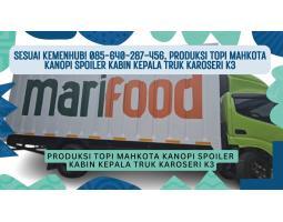 Sesuai Kemenhub, Produksi Topi Mahkota Kanopi Spoiler Truk - Semarang Kota