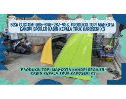 Produksi Topi Mahkota Kanopi Spoiler Kabin Kepala Truk Karoseri K3 - Semarang Kota