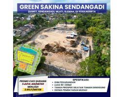 Jual Tanah Pekarangan Luas 90 m2 Strategis 2.65jt Permeter Di Selatan Pemda Sleman - Sleman