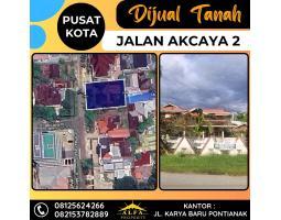 Dijual Tanah dan Rumah Baru LT 841 m2 SHM Strategis Akcaya - Pontianak
