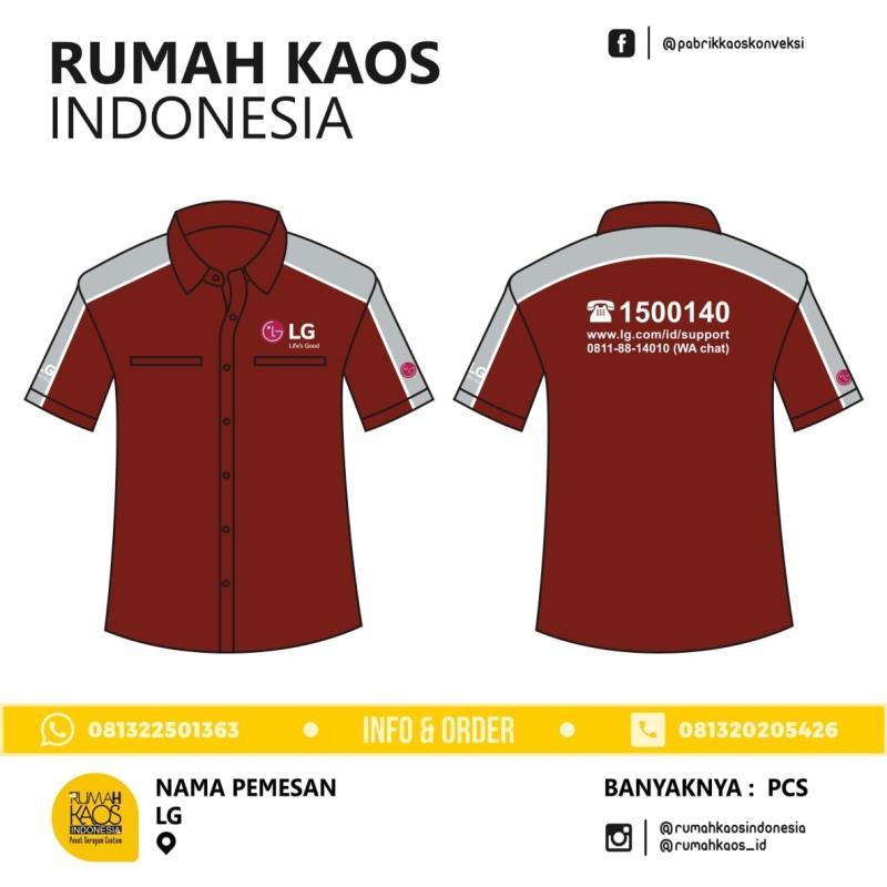 Gratis Desain Seragam Kemeja Custom - Kotabaru