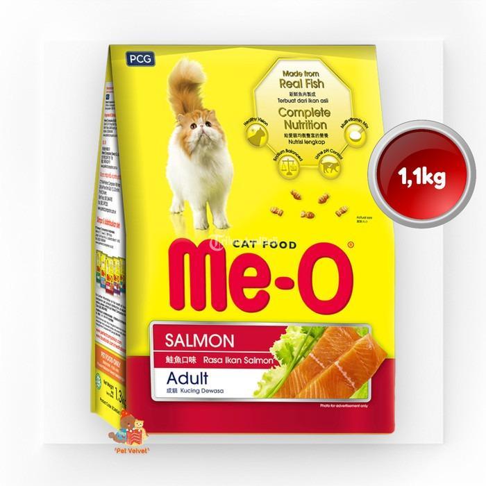 Makanan Kucing Meo Dry Cat Adult Salmon 1.1 Kg - Jakarta Pusat