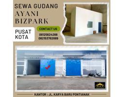 Disewakan Gudang Sekat Kantor Siap Pakai AYani Bispark - Pontianak 