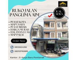 Disewakan Cepat Ruko Beton Siap Pakai Panglima Aim - Pontianak