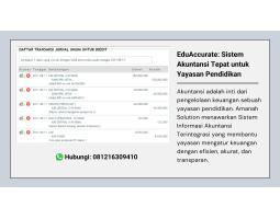 Jasa Software, EduAccurate Sistem Akuntansi Tepat untuk Yayasan Pendidikan, Sidoarjo - Jawa Timur