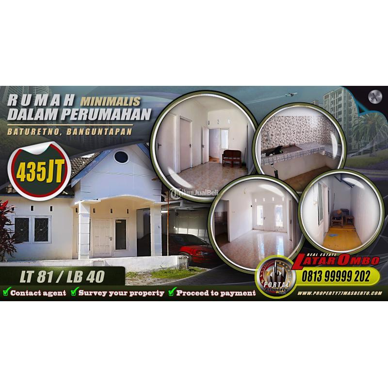 Djual Rumah, Type 40, 2KT, 1KM, SHM, Bangunan Renovasi 2024, Hadap Selatan, Dalam Perumahan, Bantul - Yogyakarta