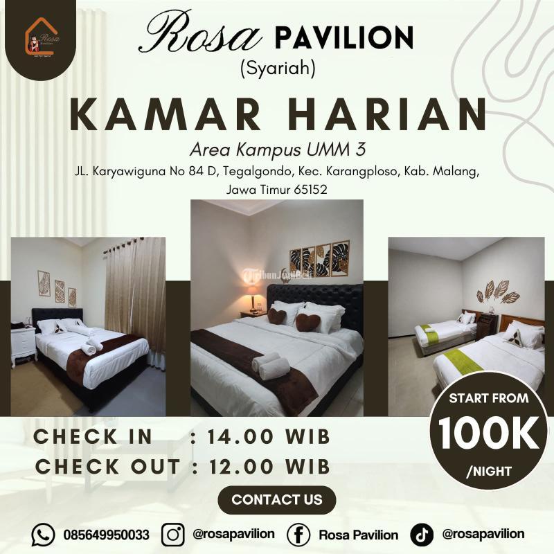 Disewakan Penginapan Santai dan Murah - Malang