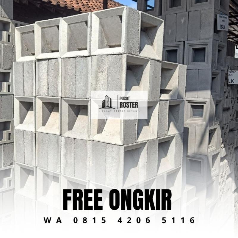 Roster Beton Minimalis Anti Tampias di Parung - Bogor