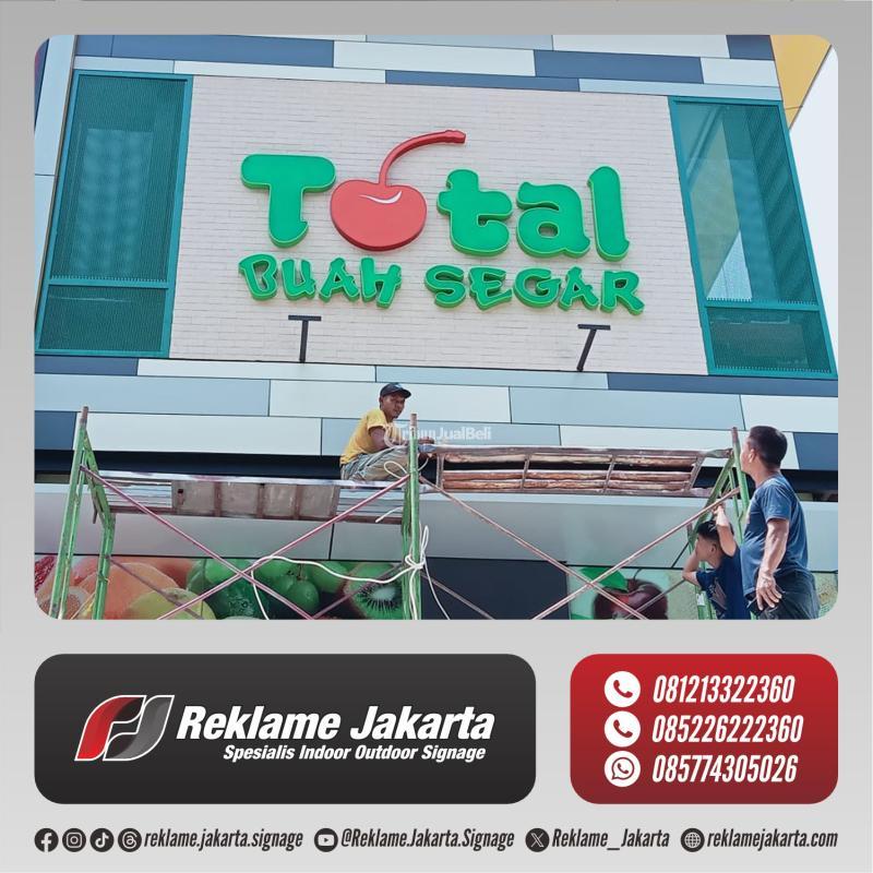 Signage 3D, Huruf Timbul, Billboard, Neon Box, Pylon - Jakarta Utara