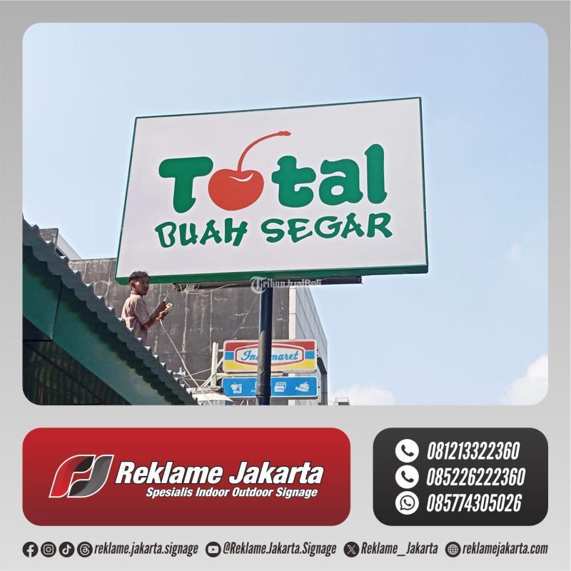 Signage 3D, Huruf Timbul, Billboard, Neon Box, Pylon - Jakarta Utara