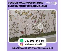 Vendor Wallpaper Dinding Custom Motif Elegan - Malang 