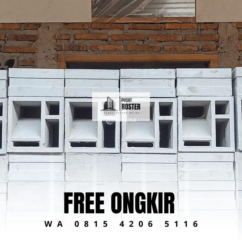 Roster Beton Anti Tampias Air Hujan di Sukamakmur - Bogor