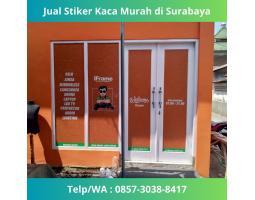 Sticker Kaca Murah  Sandblast Es Buram, Kaca Film, One Way Vision - Surabaya