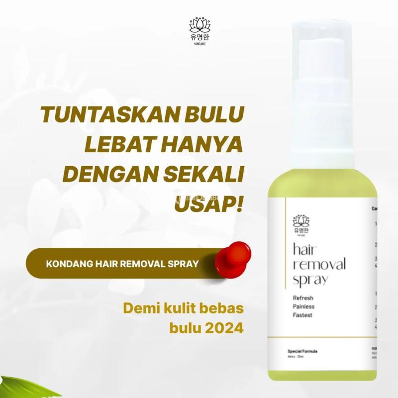Penghilang Bulu Ketiak Kondang Hair Removal Spray Secara Cepat - Surabaya