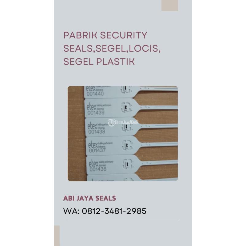 Alamat Segel Plastik Security Seals Locis - Pariaman