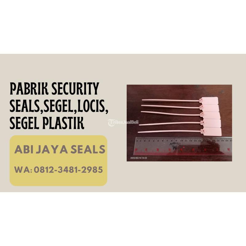 Segel Plastik Security Seals Locis - Sawahlunto