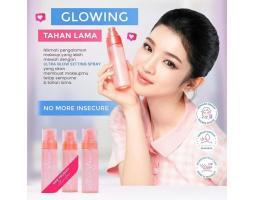 Ultra Glow Setting Spray By Ms Glow Make up Lebih Awet Tahan Lama Non Crack - Surabaya