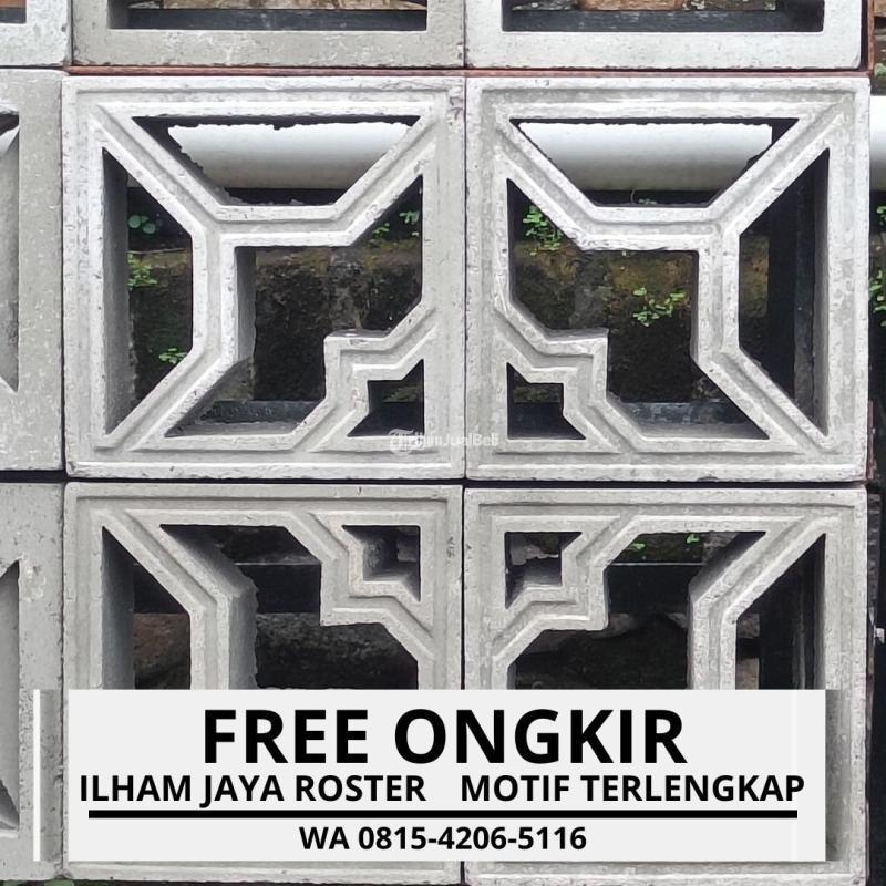 Roster Beton Dinding Motif Unik di Cikole - Kota Sukabumi