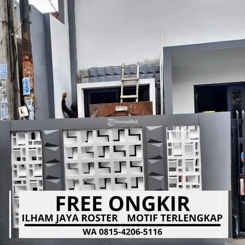 Roster Beton Pagar Model Minimalis di Citamiang - Kota Sukabumi